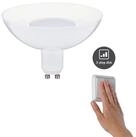 Paulmann LED-Leuchtmittel 360lm 4,9W schwarz/wei&szlig; 230V, 1 St., Warmwei&szlig;