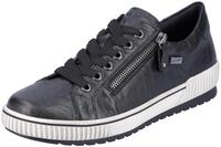 Plateausneaker REMONTE, Damen, Gr. 39, schwarz, Leder, Schuhe Plateausneaker,