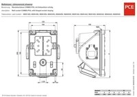 PCE Steckdose PCE 96061552 CEE Wandsteckdose 16 A 5polig 400 V 1 St.