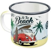 Nostalgic-Art Tasse Emaille-Becher - Volkswagen - VW Bulli - Beach