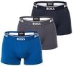Boxershorts BOSS "Boxershort Trunk 3P Power 3er Pack", Herren, Gr. M, blau,