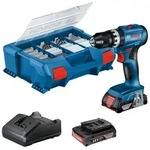 Bosch Professional Akku-Schlagbohrschrauber GSB 18V-45 Professional, inkl. 2...