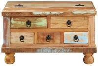 vidaXL Ablagetisch, Couchtisch Altholz 70x70x38 cm