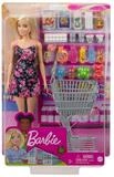 Mattel&reg; Stehpuppe Mattel GTK94 - Barbie - Puppe mit Einkaufswagen und Zubeh&ouml;r zum