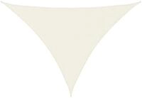 vidaXL Sonnensegel Sonnensegel Oxford-Gewebe Dreieckig 5x7x7 m Creme, (1-tlg)