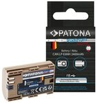 Patona Akku mit USB-C Eingang f&uuml;r die Canon EOS 90D 80D 70D 60D Kamera-Akku...