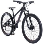 Bikestar Mountainbike 27.5 Zoll, ab 143 cm, Aluminium, Damen, Herren, 21 Gang Shimano