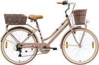 Bikestar Cityrad, 7 Gang Shimano RD-TY21 Schaltwerk, Kettenschaltung, f&uuml;r Damen,