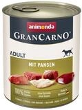 Animonda GranCarno Adult mit Pansen 800 g - 6 St&uuml;ck, Nassfutter f&uuml;r: Hund