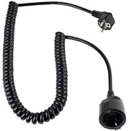 as - Schwabe Strom Verl&auml;ngerungskabel 70425 Verl&auml;ngerungskabel, Spiralkabel