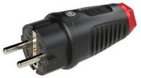PCE Stromerzeuger Schutzkontaktstecker IP54 Vollgummi+Erdungss. 16A / 250V AC /...