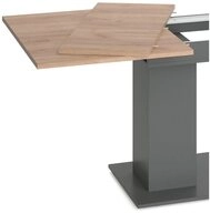 Vicco Esstisch Dix, Anthrazit/Goldkraft Eiche, 140 x 90 cm (1-St)