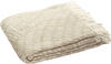 Erwin Müller Jacquard Plaid 130x170cm braun-beige