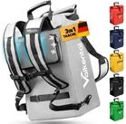 Valkental Fahrradtasche Gep&auml;cktr&auml;gertasche, Rucksack und Umh&auml;ngetasche, 3in1...