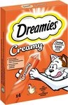 Dreamies DREAMIES&trade; CREAMY Multipack Huhn 4 x 10g, Snack f&uuml;r: Katze