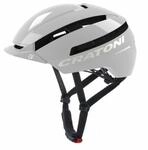 Fahrradhelm CRATONI "Fahrradhelm Loom" Gr. L, silber, Helme, L, 100% Erzeugnis unbest