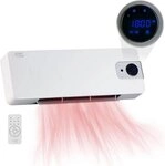Sichler Keramikheizl&uuml;fter Keramik Wandheizl&uuml;fter LV-820.w mit digitalem...