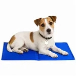 lionto Hundematte k&uuml;hlend, K&uuml;hlmatte selbstk&uuml;hlend, 90x50 cm, blau, wasser- &
