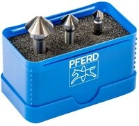 Pferd Senkbohrer PFERD TOOLS SET KES HSS DIN 335 C90&deg; 3 25202152 Kegelsenker-Set 6.3