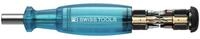 PB Swisstools Bit-Schraubendreher, (8 St), Magazin-Bithalter blau Schlitz, PH,...