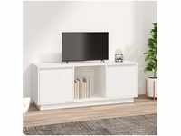 vidaXL TV Cabinet Solid Wood Pine 110,5 x 35 x 44 cm white (814340)