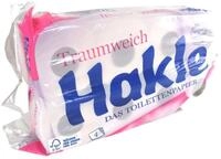 HAKLE Toilettenpapier Toilettenpapier Traumweich wei&szlig; 4-lagig 8 Rollen &aacute; 130 Blatt