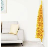vidaXL K&uuml;nstlicher Weihnachtsbaum K&uuml;nstlicher Halb-Weihnachtsbaum mit St&auml;nder
