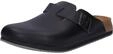Pantolette BIRKENSTOCK "Boston SL", Damen, Gr. 40, schwarz, Obermaterial: 100%