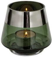 Fink Teelichthalter FINK Teelichthalter Jona - dunkelgr&uuml;n - H. 9cm x B. 11cm x...