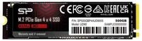 SILICON POWER UD90 500 GB M.2 PCI Express 4.0 NVMe 3D NAND interne SSD