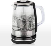 H.Koenig Wasserkocher TI600 Teekocher mit Temperatur-Regelung, 2200 W