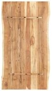 vidaXL Tischplatte, Massivholz Akazie 118x(50-60)x3,8 cm