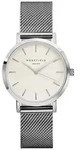 ROSEFIELD Quarzuhr TWS-T52, Damenuhr Quarz Tribeca mit Meshband Silberfarben