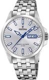 Festina Quarzuhr F20357/1, Herrenuhr Quarz Silberfarben