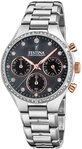 Festina Chronograph Festina Damen Uhr F20401/4 Edelstahl, (Chronograph), Damen