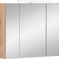 Schildmeyer Spiegelschrank Duo, Spiegelschrank, Made in Germany, B: 80 cm Solide