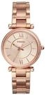 Fossil Quarzuhr Carlie Classic Edelstahl