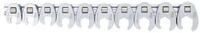 BGS Maulschl&uuml;ssel BGS Hahnenfu&szlig;schl&uuml;ssel-Satz Antrieb Innenvierkant 10 mm (3/8) SW