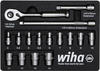 Wiha Bit- und Steckschlüsselset Ratschenschlüssel Set 1/4″ 16-tlg