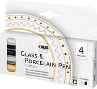C. KREUL Aquarellstifte Glass & Porcelain Pen - Glamour, 4er-Set