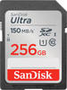 Sandisk Ultra Speicherkarte (256 GB, 150 MB/s Lesegeschwindigkeit,