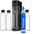Sodapop Wassersprudler Logan inkl. 3 Glasflaschen & CO&sup2; Zylinder