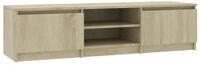 vidaXL TV-Schrank TV-Board Sonoma-Eiche 140x40x35,5 cm Holzwerkstoff