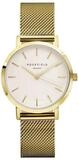 ROSEFIELD Quarzuhr TWG-T51, f&uuml;r Damen Tribeca mit Meshband Goldfarben