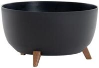 Siena Garden Pflanzk&uuml;bel Pflanzgef&auml;&szlig; OSLO anthrazit 47x26,5 cm Kunststoff an