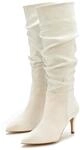 Rei&szlig;verschlussstiefel LASCANA "Langschaft, High-Heel Stiefelette, Slouchy Boots,