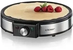 Cloer Pancake-Maker 6630 - Crepesmaker - edelstahl/schwarz schwarz|silberfarben