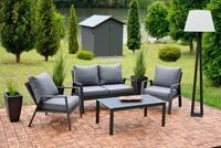 Garden Pleasure Garten-Essgruppe VICTORIA, (4-tlg), inkl. Sitzauflage und