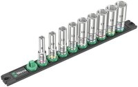 Wera Steckschl&uuml;ssel Wera B Deep Steckschl&uuml;sselsatz z&ouml;llig 3/8" 9teilig...