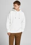 Kapuzensweatshirt JACK & JONES "JJESTAR BASIC SWEAT HOOD NOOS", Herren, Gr. M, wei&szlig;,